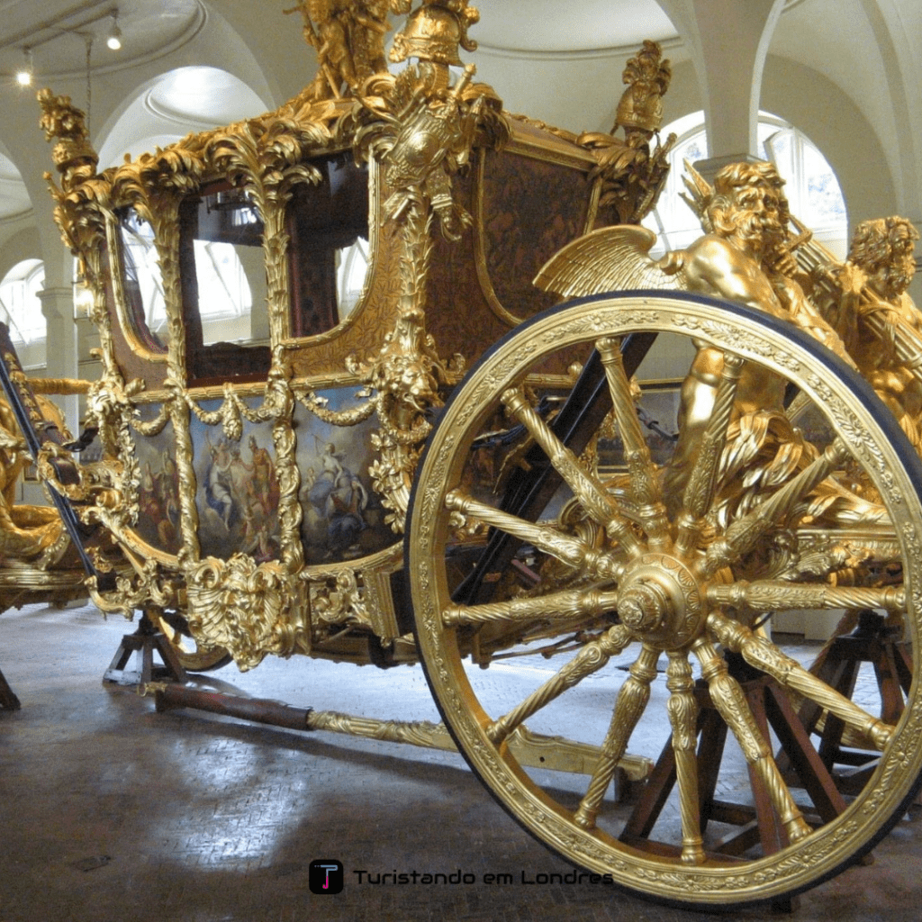 Carruagens da Família real em Londres - Royal Mews - Turistando em Londres